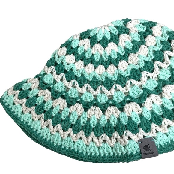 The Kelp Crochet Bucket Sun Hat Cotton Yarn Handcrafted Handmade by Seller main image 10